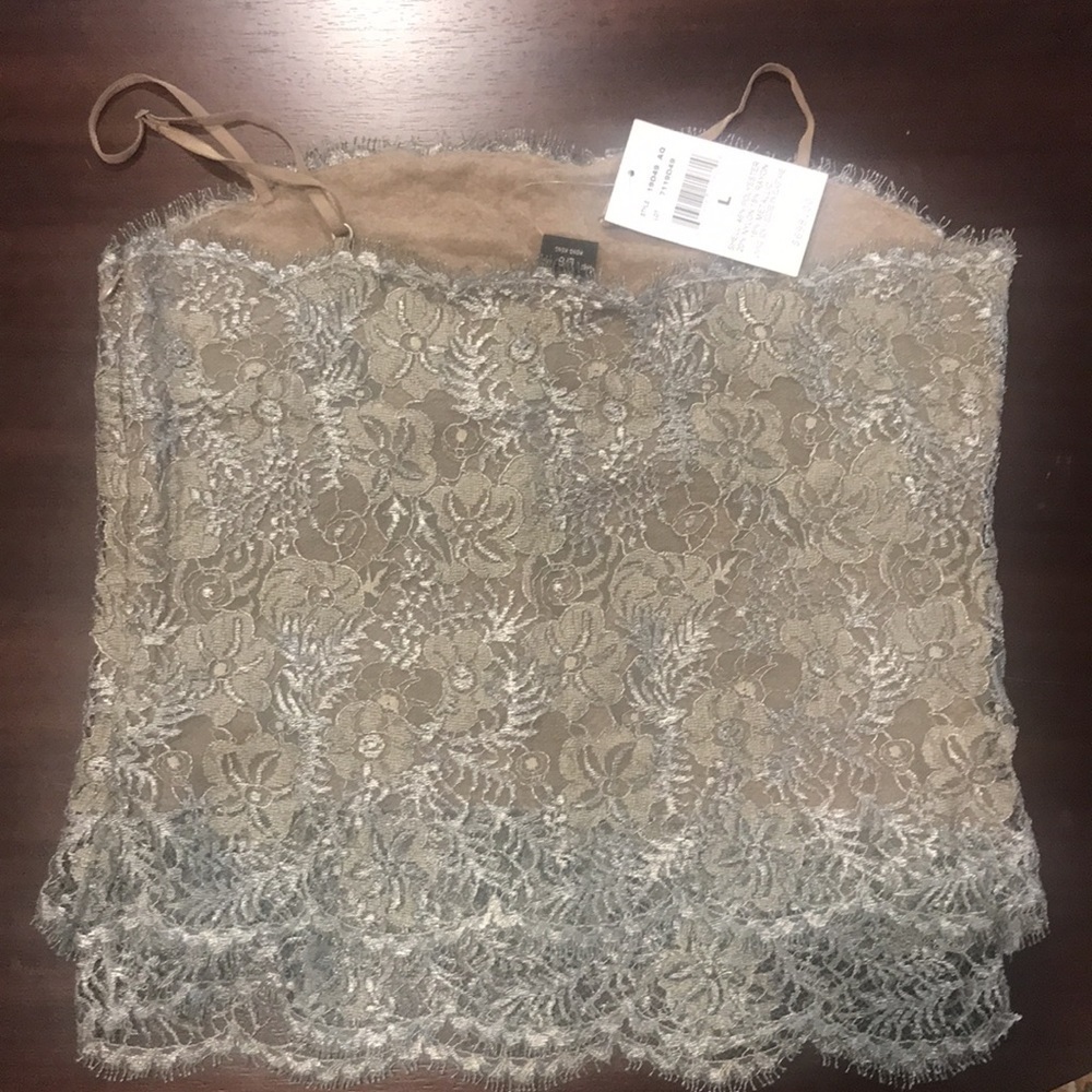 Ralph Lauren lace camisole beige size L/G‌‌‌‌‌‌‌‌‌‌‌‌‌ - Picture 3 of 13